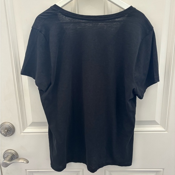 Madewell Black Whisper Cotton V-Neck Tee XXL - Picture 8 of 12